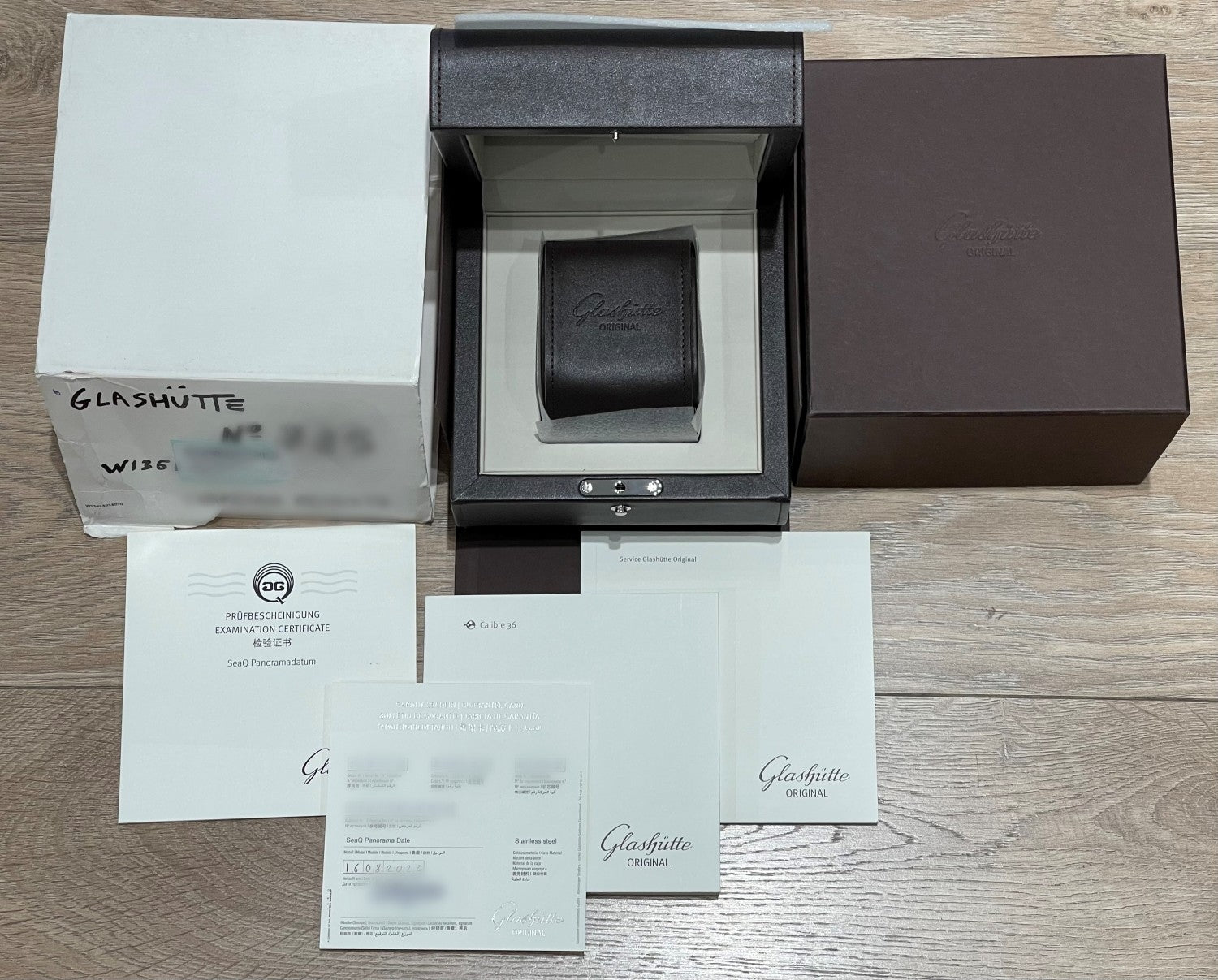 Glashutte SeaQ Panorama Date Stainless Steel 1-36-13-01-80-70 - Beverly Hills Watch Company