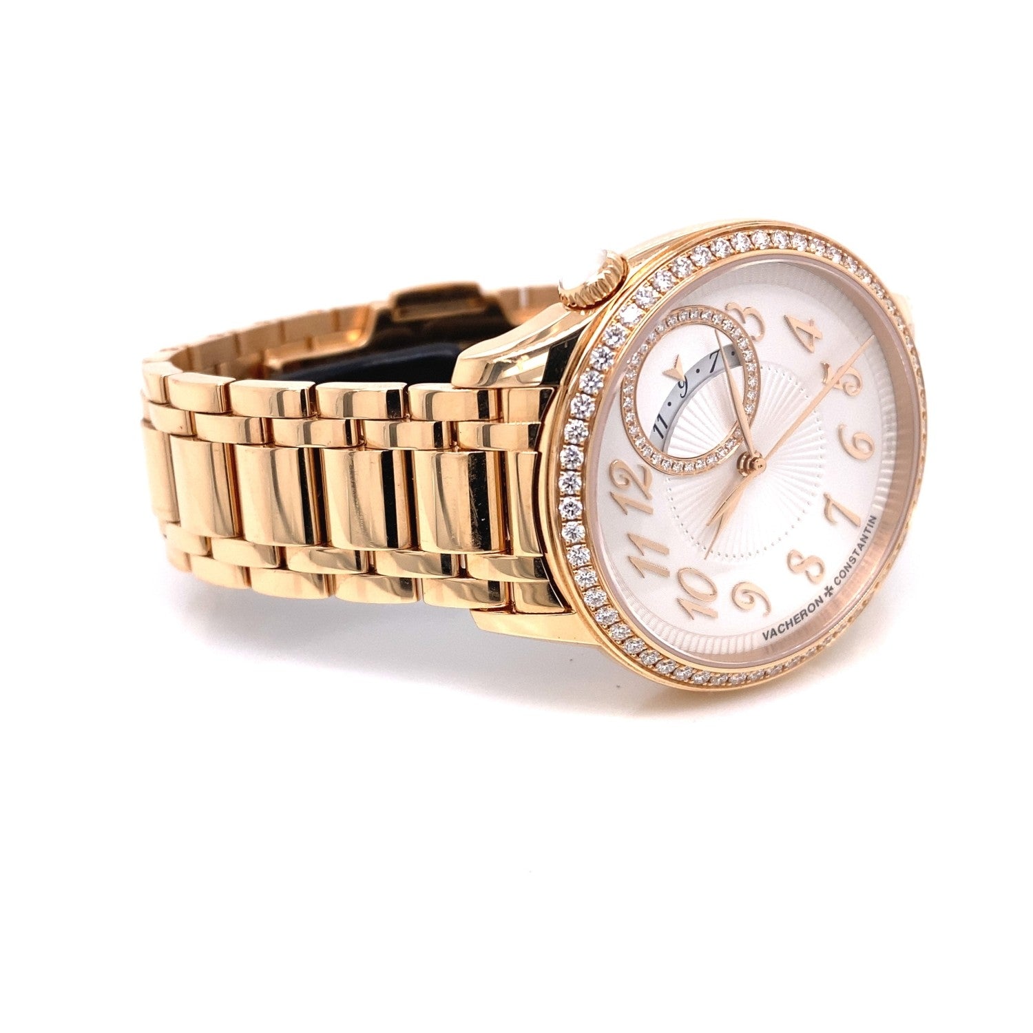 Vacheron Constantin Egerie 35mm Pink Gold 4605F/110R-B496 - Beverly Hills Watch Company