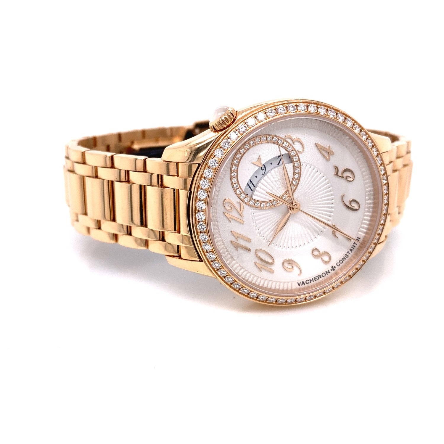 Vacheron Constantin Egerie 35mm Pink Gold 4605F/110R-B496 - Beverly Hills Watch Company