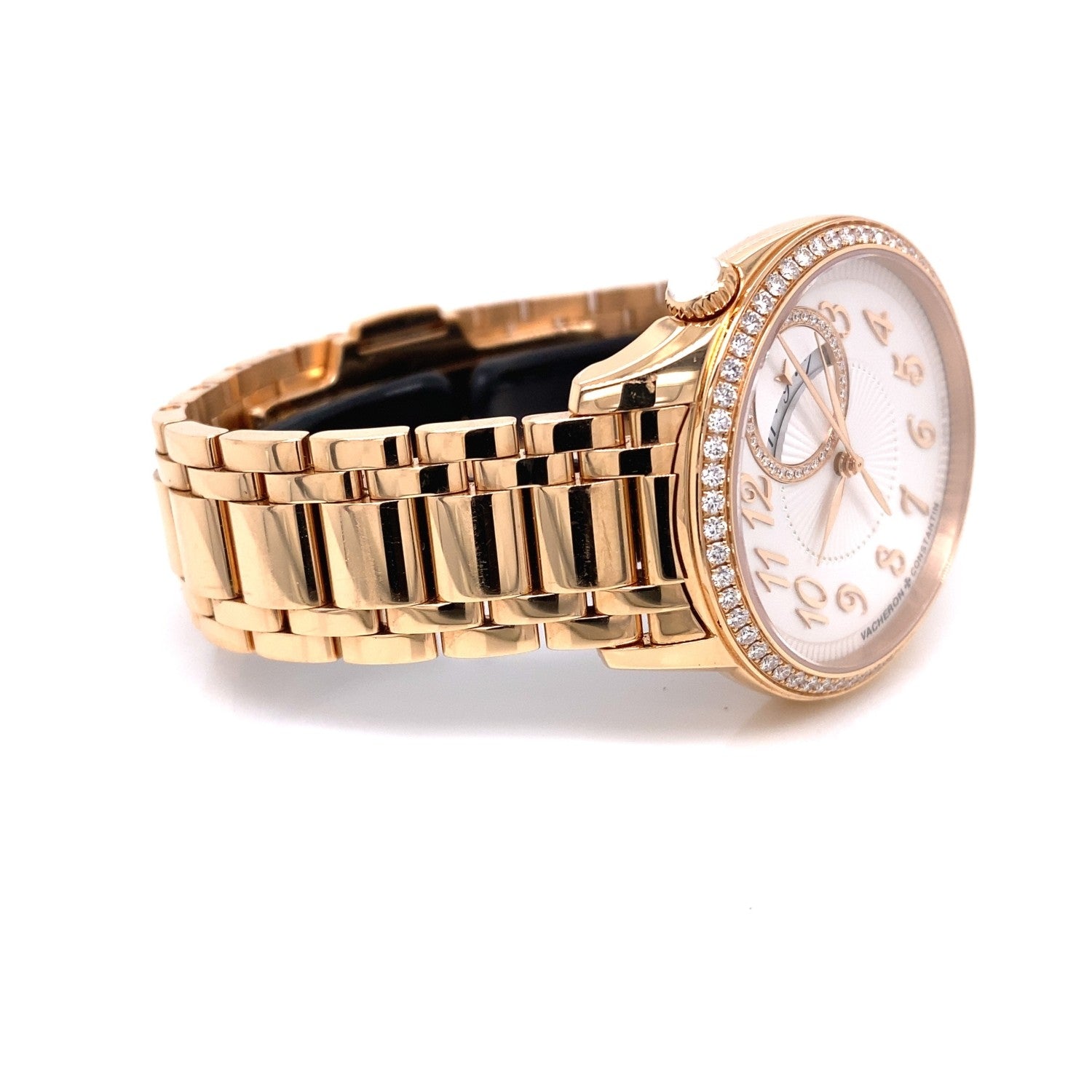 Vacheron Constantin Egerie 35mm Pink Gold 4605F/110R-B496 - Beverly Hills Watch Company