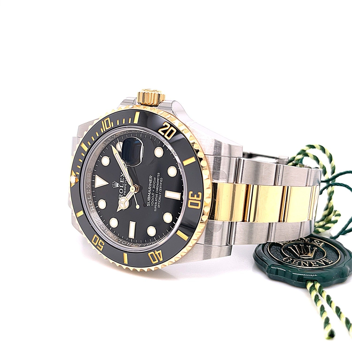 Rolex Submariner 41mm Yellow Gold and Stainless Black Ceramic Bezel 126613LN - Beverly Hills Watch Company
