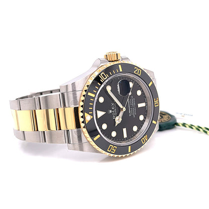 Rolex Submariner 41mm Yellow Gold and Stainless Black Ceramic Bezel 126613LN - Beverly Hills Watch Company