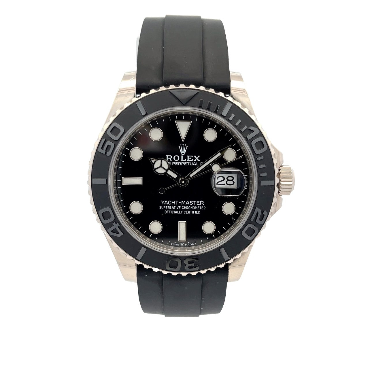 Rolex Yachtmaster 42mm White Gold Cerachrom Bezel 226659 - Beverly Hills Watch Company