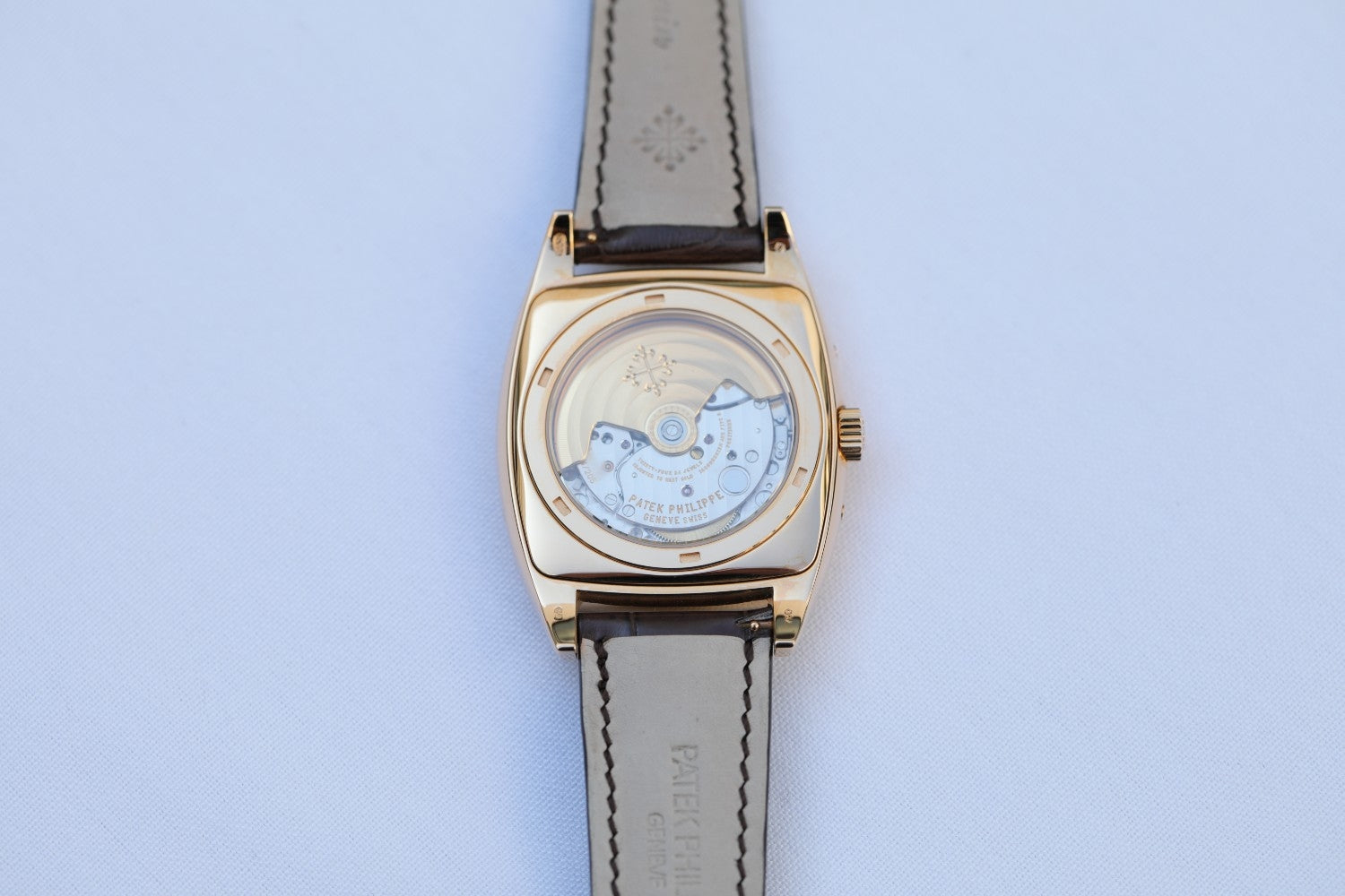 Patek Philippe Gondolo Annual Calendar Calendario Rose Gold Silver Dial 5135r-001 YXCQT9 - Beverly Hills Watch Company