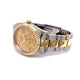 Rolex Date 34mm Fluted Yellow Gold and Stainless Champagne Dial 15233 Z37600 - Beverly Hills Watch Company