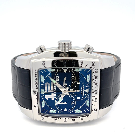 Chopard Mille Miglia Tycoon Chronograph Stainless Steel Black Dial 168961-3001 - Beverly Hills Watch Company