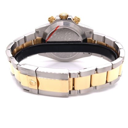 Rolex Daytona Stainless Steel and Gold Panda Dial 116523 - Beverly Hills Watch Company