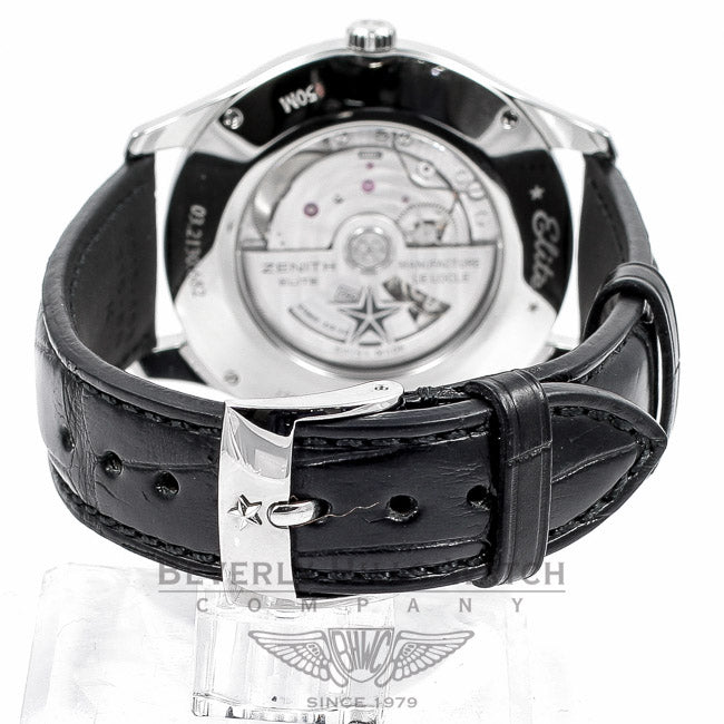 Zenith Captain Elite Dual Time GMT Watch 03.2130.682.22.C493 Beverly Hills Watch Company