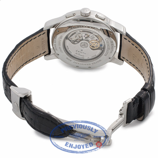 Zenith Chronomaster XXT Open Grande Date Moon & Sunphase 45MM Stainless Steel Silver Dial 03.1260.4047/02.C505 VYNJUL - Beverly Hills Watch Company Watch Store