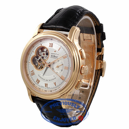 Zenith Chronomaster XXT Open Chronograph 45mm Rose Gold Watch 18.1260.4021/01.C505 TLVXER - Beverly Hills Watch Company