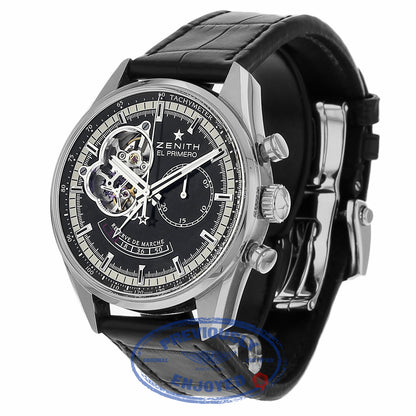 Zenith Chronomaster Open Power Reserve Black Dial Automatic 03.2080.4021/21.C496 YEN44X - Beverly Hills Watch