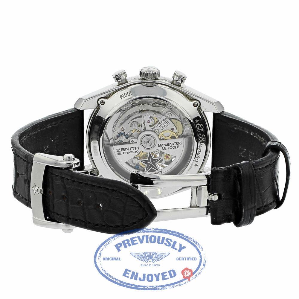 Zenith Chronomaster Open Power Reserve Black Dial Automatic 03.2080.4021/21.C496 YEN44X - Beverly Hills Watch