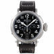 Zenith Pilot Montre d'Aeronef Type 20 Annual Calendar 48MM Stainless Steel Chronograph Black Dial Dark Brown Alligator Strap 03.2430.4054-21.C721 8RD76P - Beverly Hills Watch Store