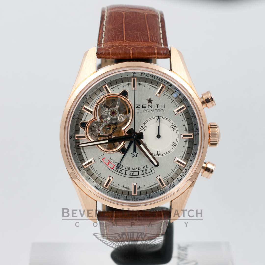 Zenith Watches Chronomaster Open Power Reserve Rose Gold Case