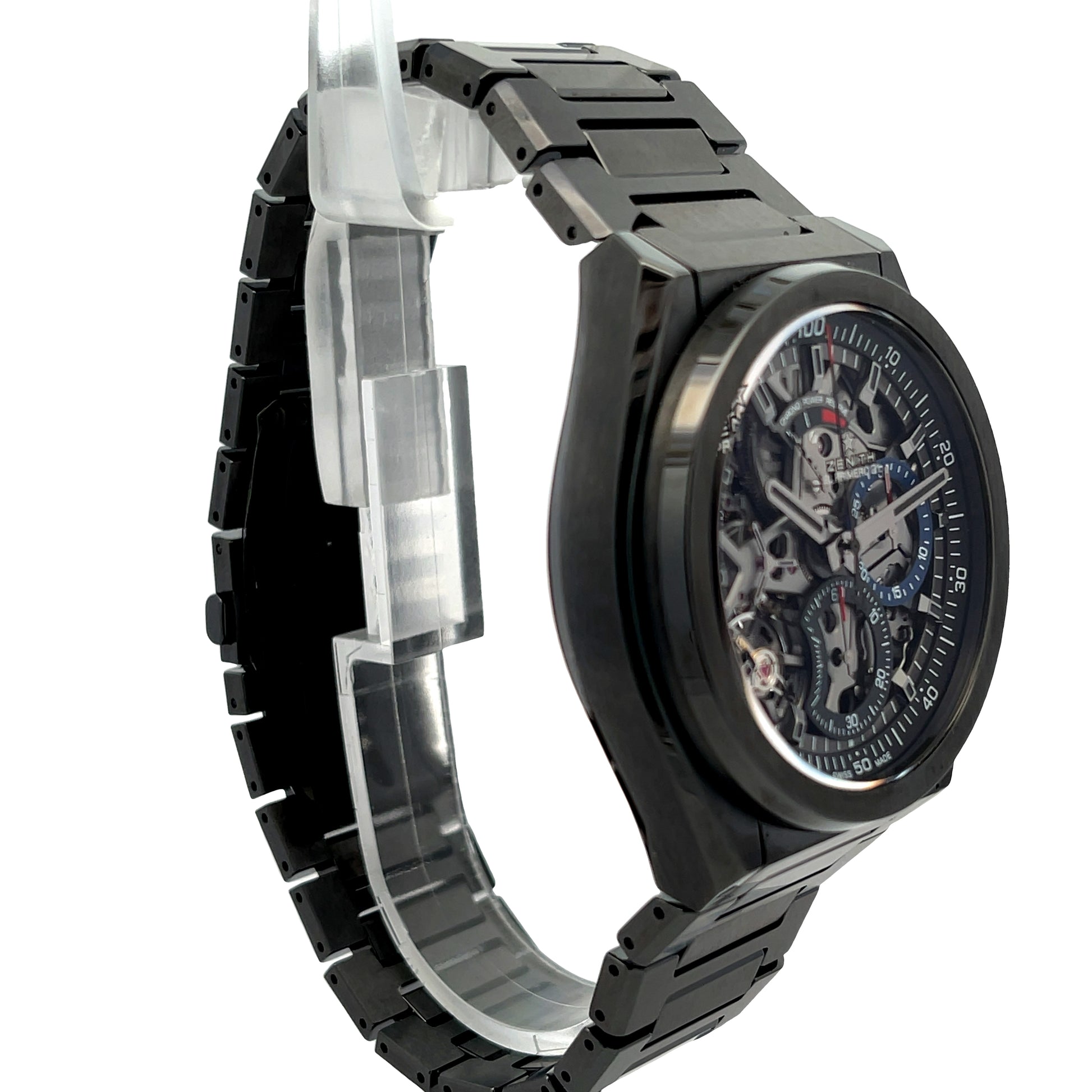 Zenith Defy El Primero 21 Black Ceramic 44mm 49.9000.9004/78 M9000 - Beverly Hills Watch Company