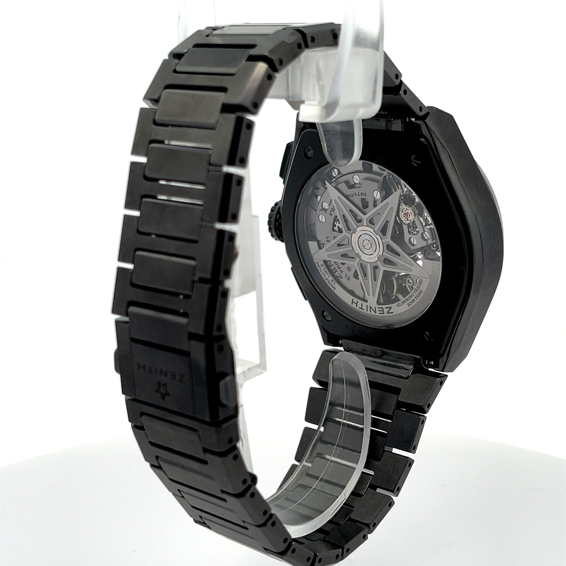 Zenith Defy El Primero 21 Black Ceramic 44mm 49.9000.9004/78 M9000 - Beverly Hills Watch Company