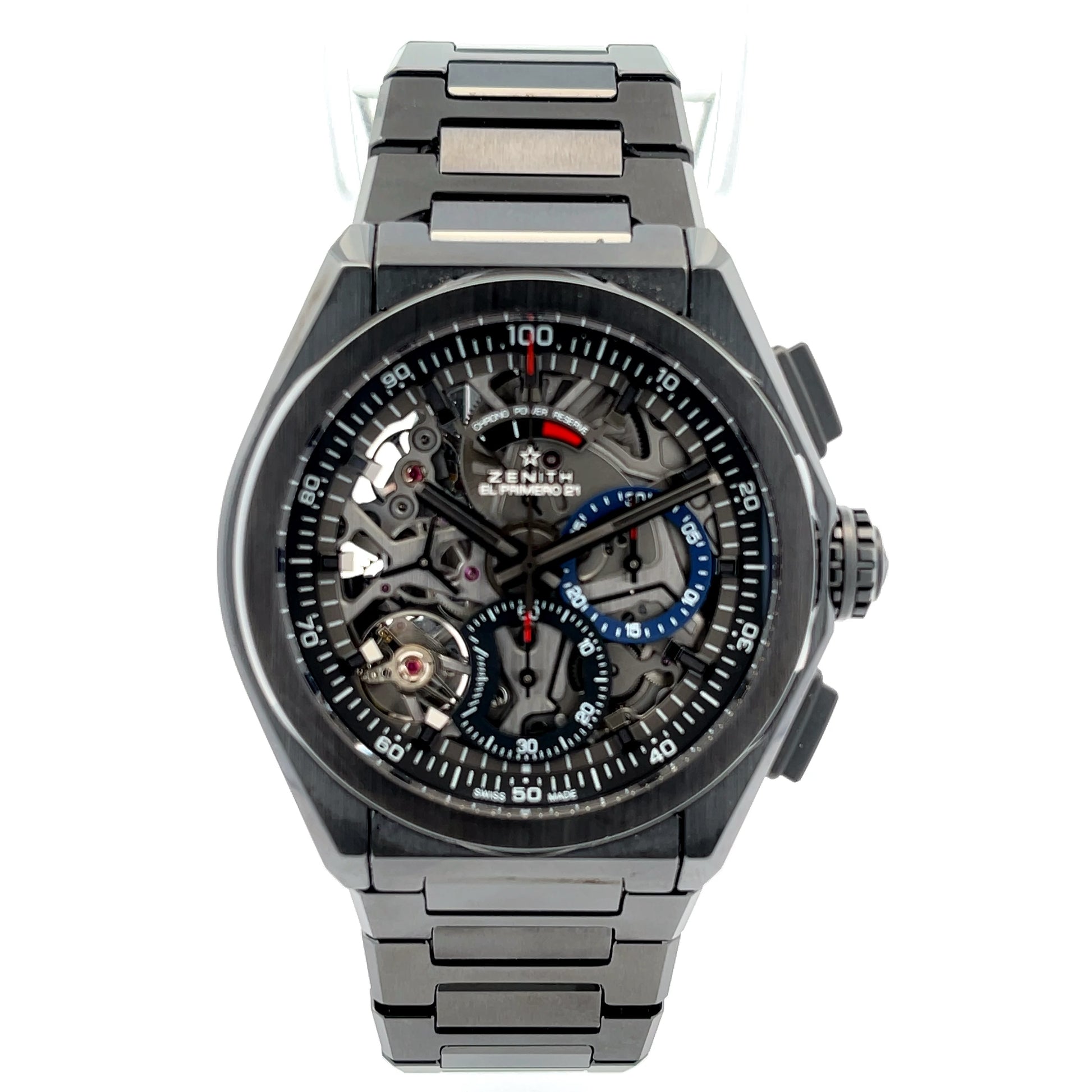Zenith Defy El Primero 21 Black Ceramic 44mm 49.9000.9004/78 M9000 - Beverly Hills Watch Company