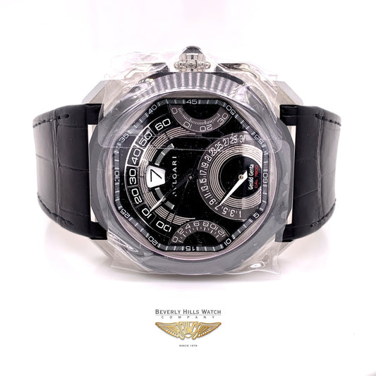 Bulgari Octo Retrogradi Chronograph 45mm Ceramic and Stainless Steel 101882 ZFTYD4