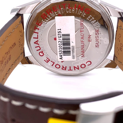 Breitling Transocean Day & Date 43mm Stainless Steel Auto A4531012/G751-739P ZHZAZM