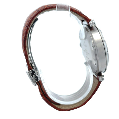 Cartier Pasha 38mm Chronograph Stainless Steel Safari - Beverly Hills Watch Company