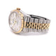 Rolex Datejust 36MM Yellow Gold Stainless and Stainless Steel Mother of Pearl Diamond Dial 16233 - Beverly Hills Watch Company