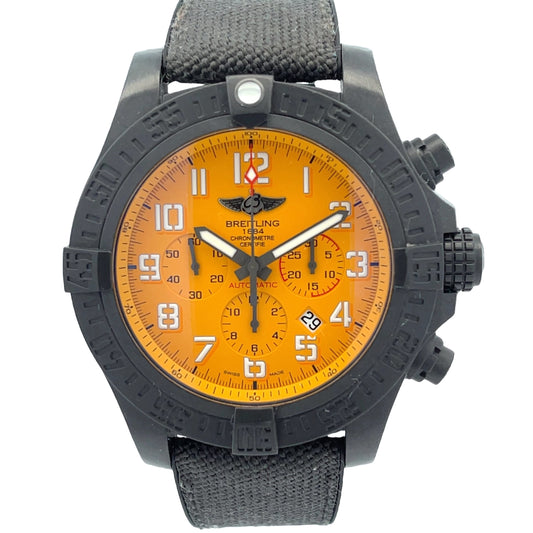 Breitling Hurricane Chronograph 50mm Yellow Dial XB0170E4/i533/282S - Beverly Hills Watch Company