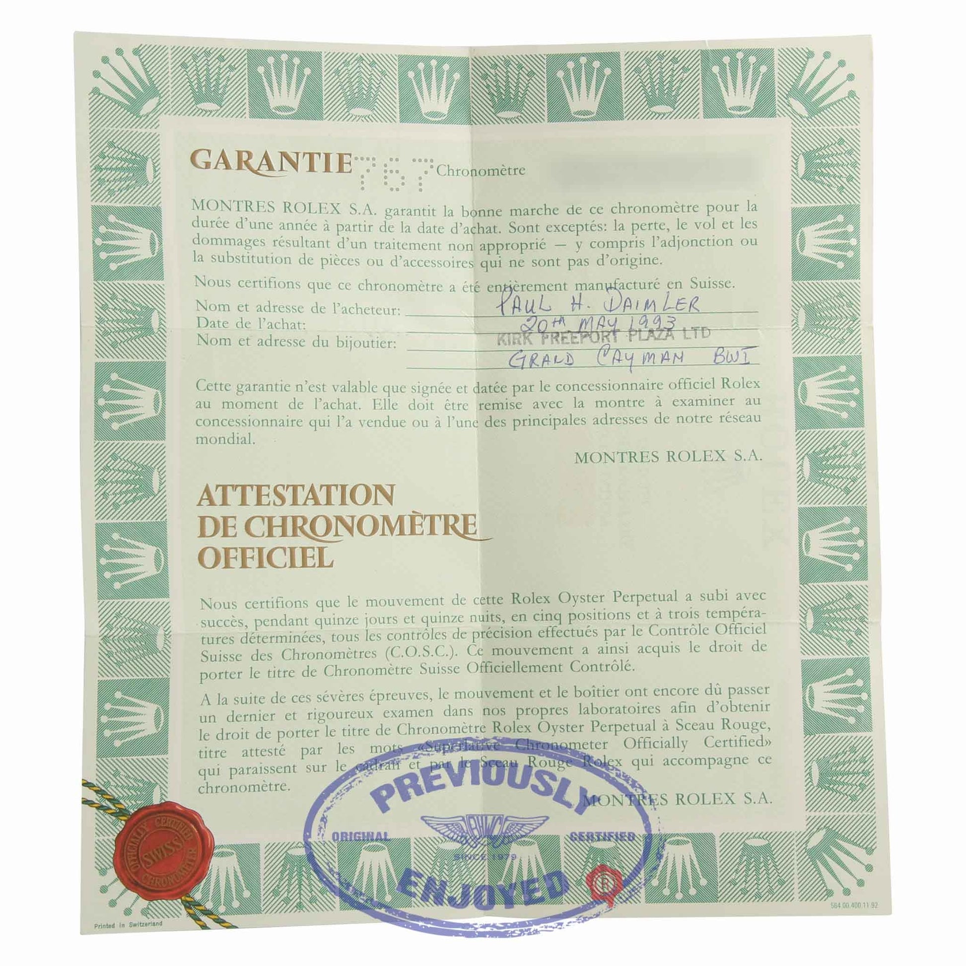 Rolex Daytona Zenith Black Dial Inverted Six Stainless Steel 16520 ZT9L0A