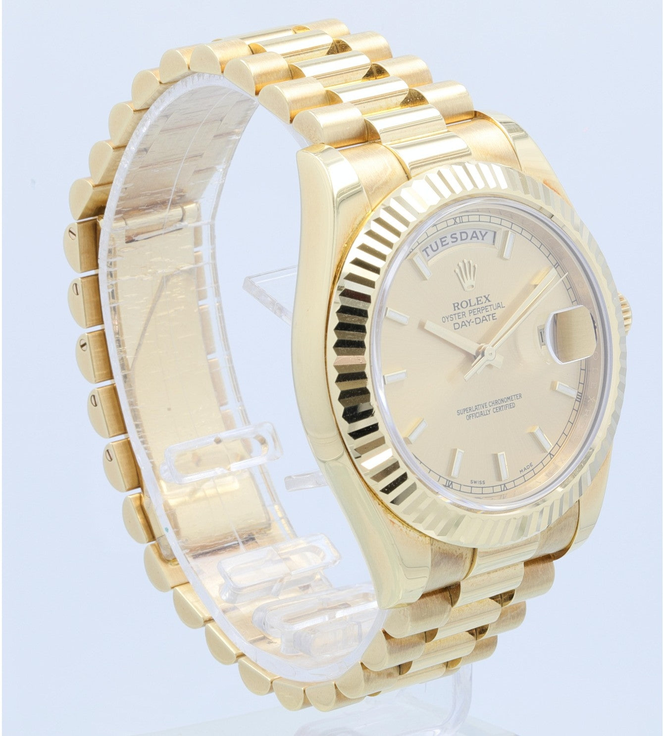 Rolex Day-Date II President 41MM Yellow Gold 218238 - Beverly Hills Watch Company
