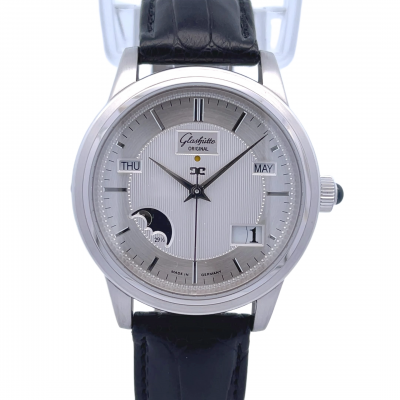 Glashütte Original Senator Perpetual Calendar Platinum 39-50-04-03-04 - Beverly Hills Watch Company