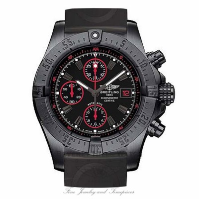 Breitling Avenger Black Steel Rubber Strap Limited Edition M133802C/BC73 jal1df - Beverly Hills Watch Company