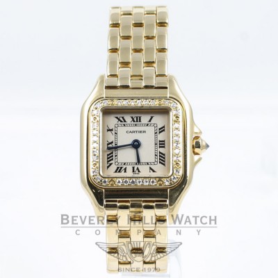 Cartier Panthere Yellow Gold Diamond Bezel WF3070B9 Beverly Hills Watch Company