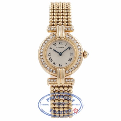 Cartier Colisee Ladies 18k Yellow Gold 
