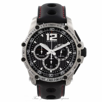 Chopard Mille Miglia 45mm Superfast Chronograph Black Dial 16-8523-3001 W4CC0E - Beverly Hills Watch Store