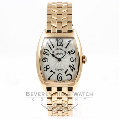 Franck Muller Ladies Curvex Rose Gold 7502QZO Beverly Hills Watch Store