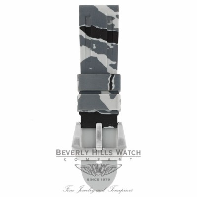 Horus Snow Camouflage Rubber Panerai Luminor 44mm Strap AHDD6D AHDD6D - Beverly Hills Watch Company 