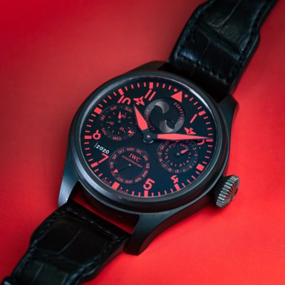 IWC Big Pilot Perpetual Calendar Top Gun Boutique IW502903 - Beverly Hills Watch Company