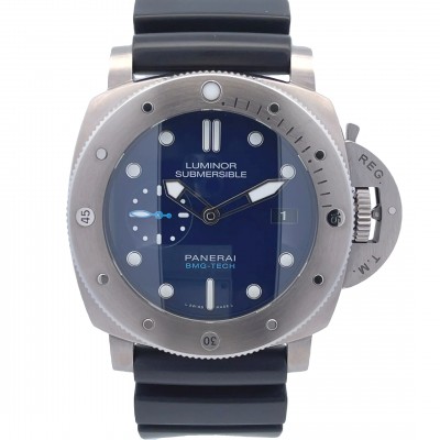 Panerai Luminor Submersible BMG Tech 47mm Blue Dial PAM00692 - Beverly Hills Watch Company