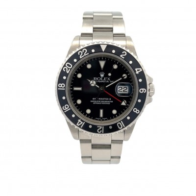 Rolex GMT-Master II 40mm Classic Stainless Steel 16710 - Beverly Hills Watch Company