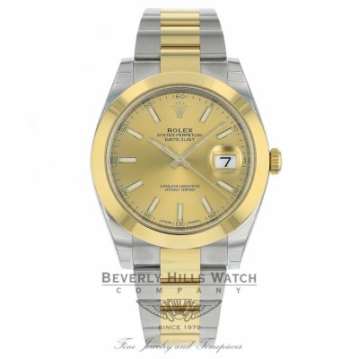 Rolex Datejust II 41mm Domed Bezel Yellow Gold 126303 39X66C - Beverly Hills Watch