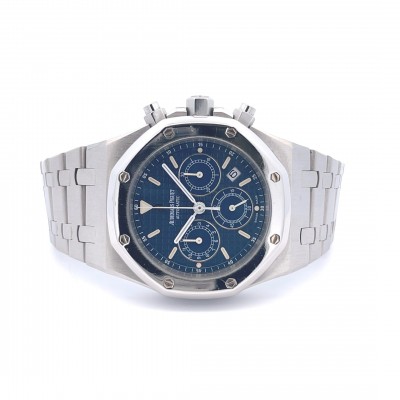 Audemars Piguet Royal Oak Chronograph 39MM Stainless Steel Blue Dial 25860ST.OO.1110ST.03 - Beverly Hills Watch Company
