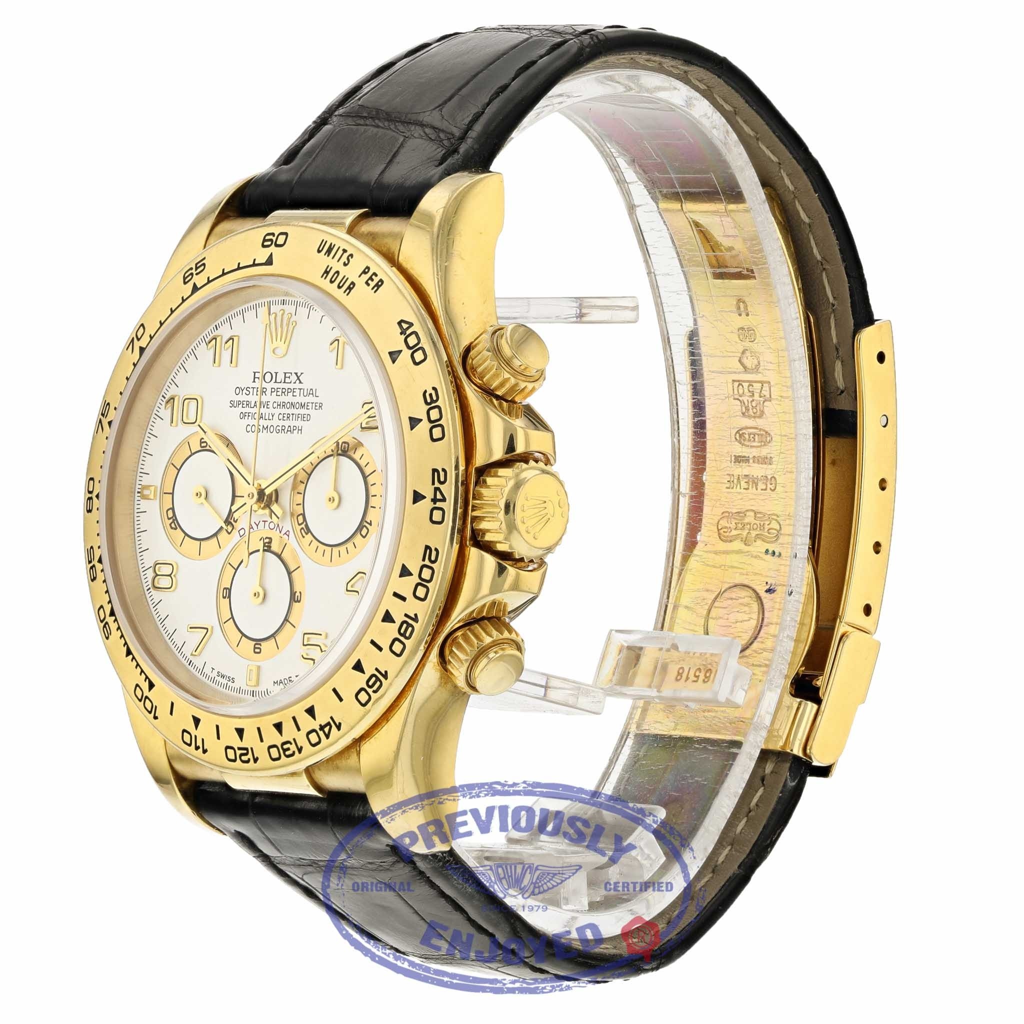 rolex daytona yellow gold zenith movement