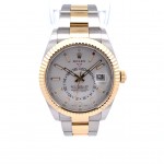 Rolex Sky-Dweller Yellow Gold and Stainless Steel White Dial 326933 - Beverly Hills Watch Company