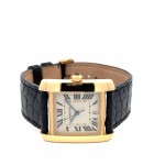 Cartier Tank Francaise Large Yellow Gold Automatic W5000156 - Beverly Hills Watch Company
