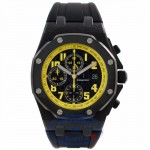 Audemars Piguet Royal Oak Offshore Bumblebee 42MM Forged Carbon Case Black Dial Rubber Strap 26176FO.OO.D101CR.01 CW3RTT  - Beverly Hills Watch Company Watch Store