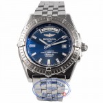 Breitling Headwind Stainless Steel Blue Dial A45355 GPTXVV - Beverly Hills Watch Company Watch Store