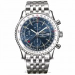 Breitling Navitimer World 46MM Chronograph Blue Dial A2432212/C651 1FKB4Q - Beverly Hills Watch Company Watch Store