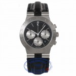 Bulgari Diagono Chronograph Stainless Steel Automatic Black Dial CH 35 S WDBKN6 - Beverly Hills Watch Store