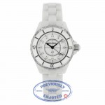 Chanel J12 White Ceramic 33mm Quartz Diamond dial H1628 32XW93 - Beverly Hills Watch Company