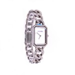 Chanel Premiere Diamond Bezel White Mother of Pearl Dial H3255 DAWCR4 - Beverly Hills Watch Company