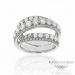 18k White Gold Handcrafted Rose Cut Round Diamonds BGW11942DD JJ8TMQ - Beverly Hills Watch